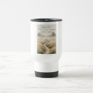 Psalm 23:1 Bibelvers Christliche Reisetasche Reisebecher