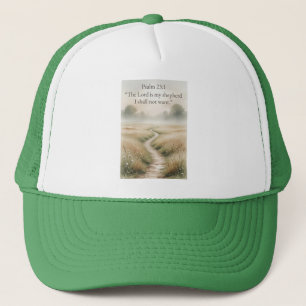 Psalm 23:1 Bibelvers christliche Trucker-Mütze Truckerkappe