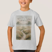 Psalm 23:1 Bibelvers christliches Kinder-T-Shirt