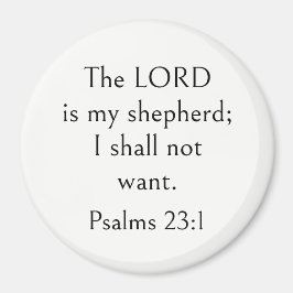 Psalm 23:1 Bibelvers, ermutigende Schrift,  Magnet