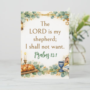 Psalm 23:1 Bibelvers, Eukalyptus, Farmhaus Einladung