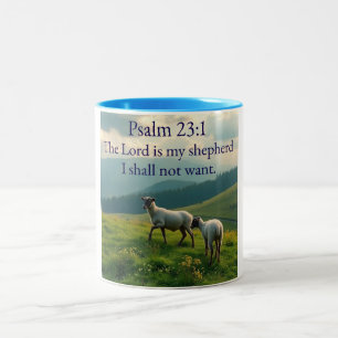 Psalm 23:1 Bibelvers Kaffee Tasse