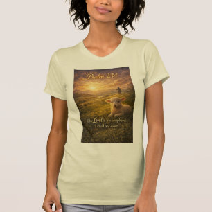 Psalm 23:1 Christliches Lamm Damen T-Shirt
