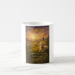 Psalm 23:1 Christliches Lamm-Kaffeetasse Kaffeetasse