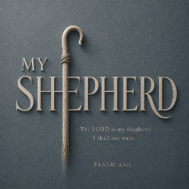Psalm 23:1 Der Herr ist mein Hirte Christliche Sch Poster
