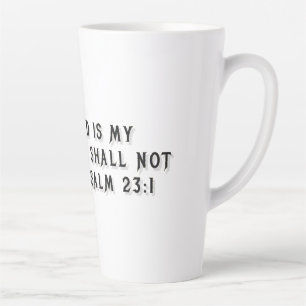 Psalm 23:1 Geschenktasse Milchtasse