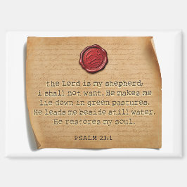 Psalm 23:1 Küchenmagnet Home Accent Magnet