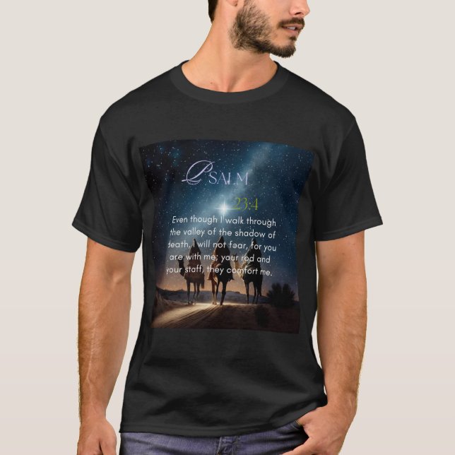 Psalm 23:4 T-Shirt (Vorderseite)