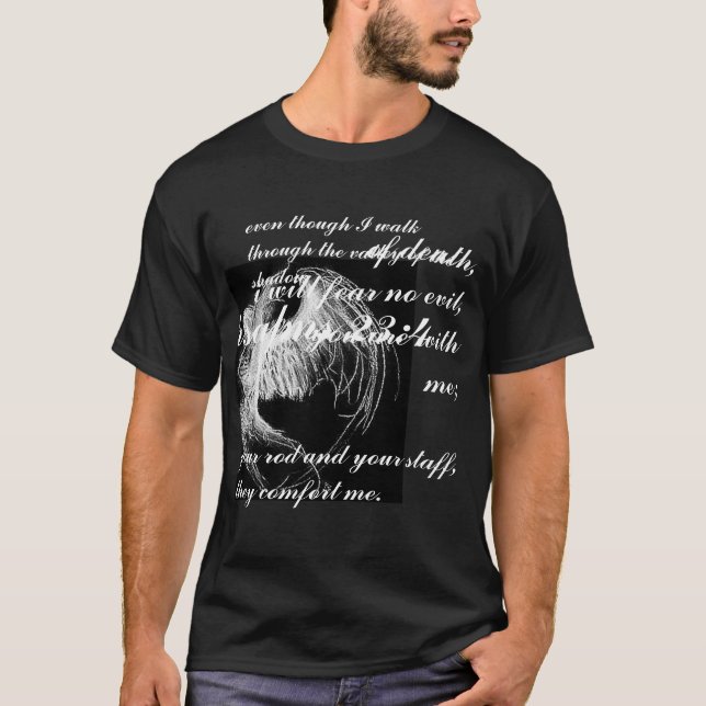 Psalm-23:4 T-Shirt (Vorderseite)