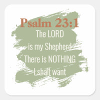 Psalm 23 Aufkleberbogen