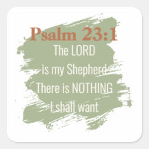 Psalm 23 Aufkleberbogen