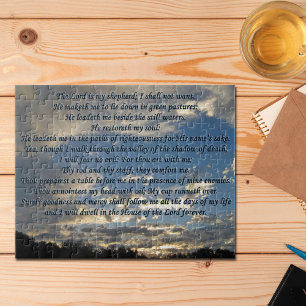 Psalm 23 Beautiful Bible Verse Christlich Puzzle