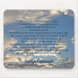 Psalm 23 Beautiful Bible Verse Custom Christlich Mousepad
