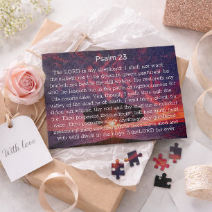 PSALM 23 Bibel Tree Jigsaw Puzzle
