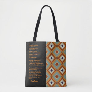Psalm 23 Bibel Verse, Retro Print