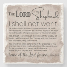 Psalm 23 Bibelschrift Vintages Papier