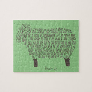 Psalm 23 Bibelverse Puzzle