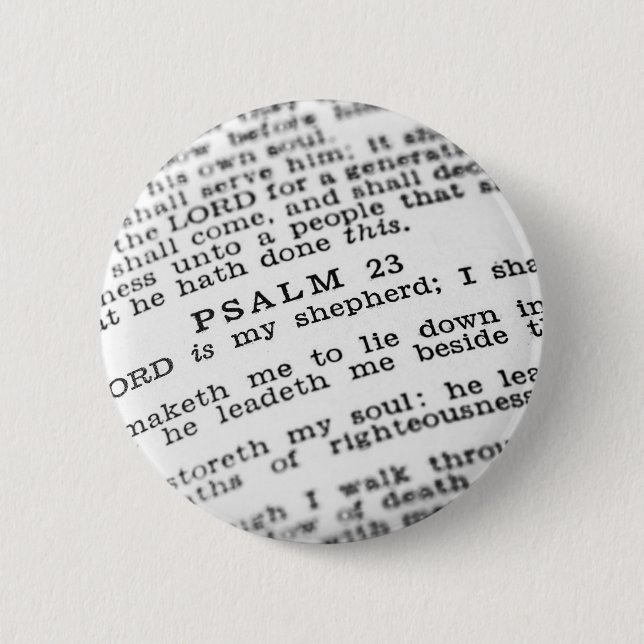 Psalm 23 button (Vorderseite)