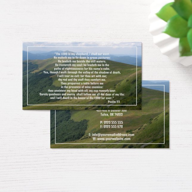 Psalm 23 | Christlich Inspiration (Schreibtisch)