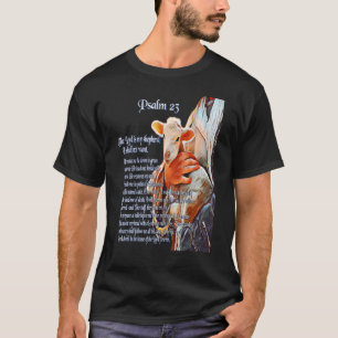 Psalm 23 Christliche Bibelschrift Der Herr ist mei T-Shirt