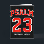 Psalm 23 Der Herr ist mein Hirte Christlicher Fußb Karte<br><div class="desc">Psalm 23 Der Herr ist mein Hirte Christliche Football-Saison</div>
