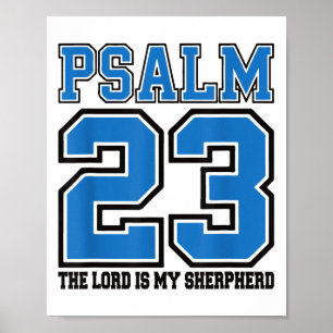 Psalm 23 Der Herr ist mein Hirte Lustiger Christ T Poster