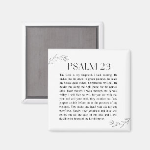 Psalm 23 Der Herr ist mein Hirte Magnet