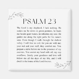 Psalm 23 Der Herr ist mein Hirte Magnet