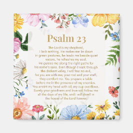 Psalm 23 Der Herr ist mein Hirte Magnet