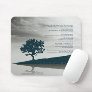 Psalm 23 - Der Herr ist mein Hirte Mousepad