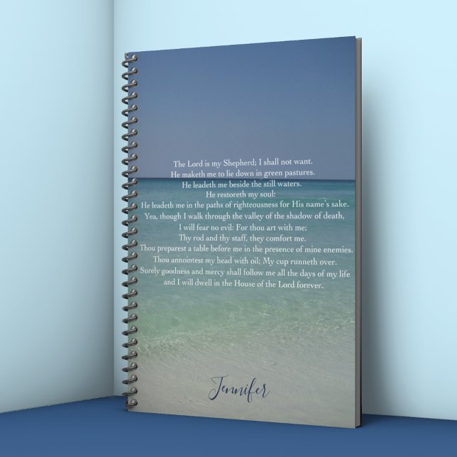 Psalm 23 Der Herr ist mein Hirte Notizblock (Von Creator hochgeladen)