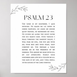 Psalm 23 Der Herr ist mein Hirte Poster