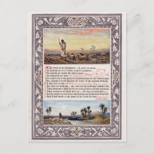 Psalm 23 "Der Herr ist mein Hirte" Postkarte