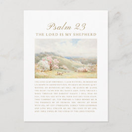 Psalm 23 Der Herr ist mein Hirte Postkarte