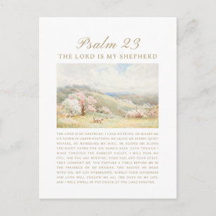 Psalm 23 Der Herr ist mein Hirte Postkarte