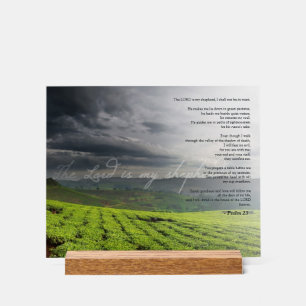 Psalm 23 Der Herr ist mein Hirte Vineyard Art Acrylschild