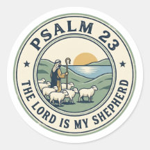 Psalm 23 Der Herr ist mein Hirte Vintage-Stempel