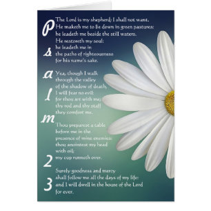 Psalm 23 - der LORD ist mein Schäfer