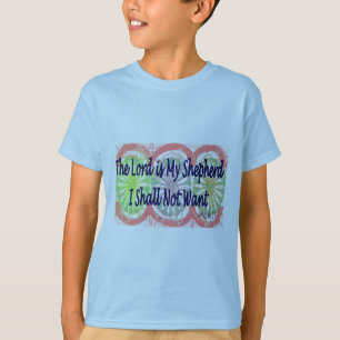 Psalm 23, "der Lord ist mein Schäfer " T-Shirt