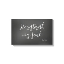 Psalm 23 Er erneuert mein Soul Bibel Verse