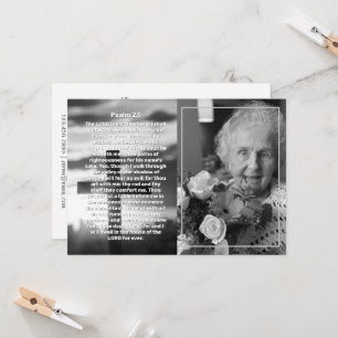 Psalm 23 Foto-Kreuz-Feier-des-Lebens-Trauerfeier  Einladung