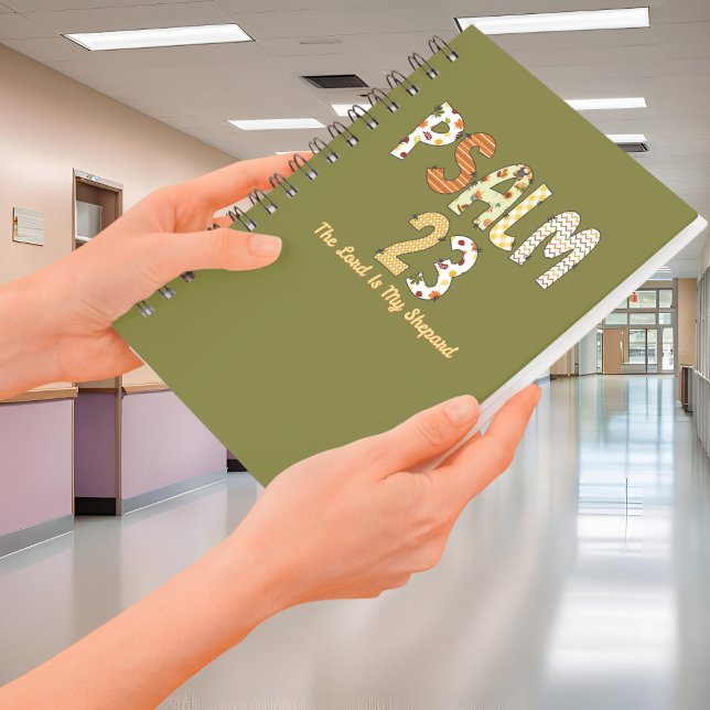 Psalm 23 Herbst Glaubenslehre Notizblock (Von Creator hochgeladen)