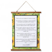 Psalm 23 Herr ist mein Hirte Sonnenblumen