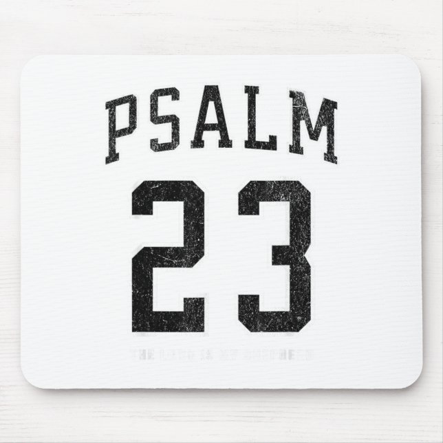 Psalm 23 Jersey  Mousepad (Vorne)