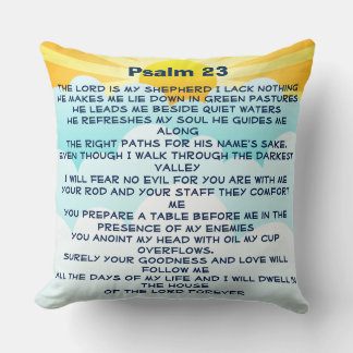 Psalm 23 Kissen