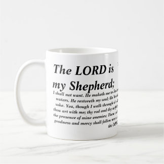 Psalm 23 - KJV-, Tasse