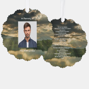 Psalm 23 Lebensfeier Ornament Karte