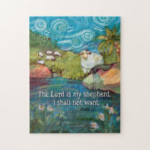 Psalm 23, Lord is my Shepherd 11x14"