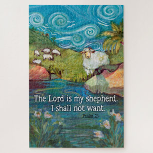 Psalm 23, Lord ist mein Schäferpuzzle Puzzle
