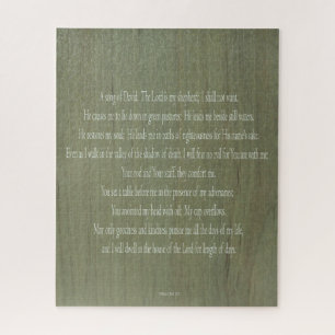 Psalm 23, Lord, Wood Pattern, 520 Stk., Hard Puzzl Puzzle